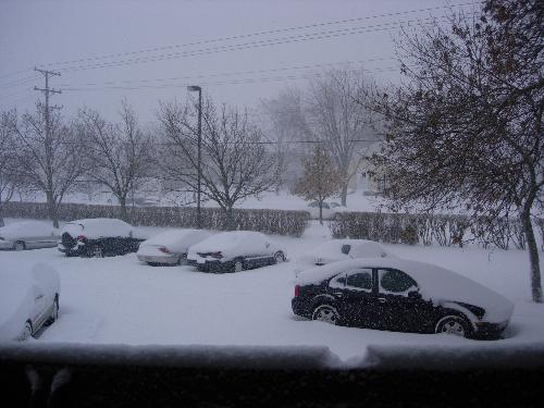 snowfall 2 - Snowing in Chicago