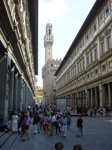 Uffizi square - this is the square in which is located the most important florence's museum