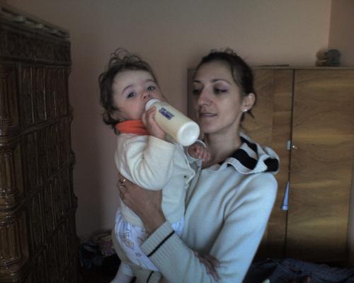 My daughter and my wife  - my daugther