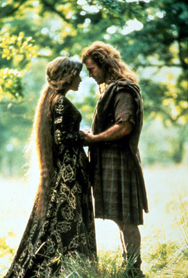 Braveheart - In the late 13th century, William Wallace returns to Scotland after living away from his homeland for many years. The king of Scotland has died without an heir and the king of England, a ruthless pagan known as Edward the Longshanks, has seized the throne. Wallace becomes the leader of a ramshackle yet courageous army determined to vanquish the greater English forces. At the historic battle of Stirling, Wallace leads his army to a stunning victory against the English. Knighted by the grateful Scottish nobles, Sir William Wallace extends the conflict south of the border and storms the city of York. King Edward I is astonished by the unexpected turn of events. Unable to rely on his ineffectual son Prince Edward, Longshanks sends his daughter-in-law Princess Isabelle to discuss a truce with Wallace.