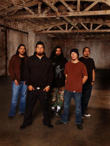 Deftones Picture Gallery - Although the group was more heavy metal-based early on, the early '90s saw the Deftones expand their sound even further, obviously inspired by such groundbreakers as Tool, Rage Against the Machine, and Faith No More. A strong four-song demo was completed soon after, and it landed the group a recording contract with Madonna's label, Maverick. Enlisting the services of Soundgarden and Pantera producer Terry Date (who would eventually become a regular producer for the group), the quartet's debut full-length, Adrenaline, was issued in October of 1995. While it wasn't an instant success, the band built a dedicated fan base the old-fashioned way -- by touring relentlessly (both on their own, and opening for such more established acts as Ozzy Osbourne, L7, and their buddies in Korn). With sales of Adrenaline topping sales of 200,000 copies on word of mouth alone, expectations were high for their sophomore release, Around the Fur. Issued in October of 1997, it more than delivered, catapulting the band to the top of the alt-metal heap on the strength of such MTV/radio favs as 'My Own Summer (Shove It)' and 'Be Quiet and Drive (Far Away),' as turntablist Frank Delgado expanded the group's lineup to a five-piece.