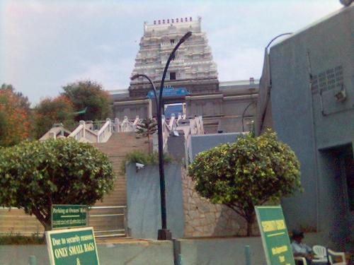 temple - A somewhat new temple at Bangalore. ISKON. It is a famous temple in B&#039;lore9Karnataka).