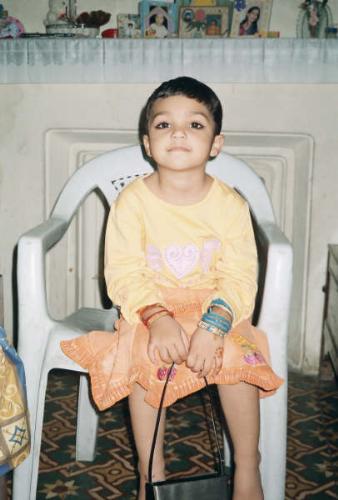 cute lil kid - she is Jannat my cousin