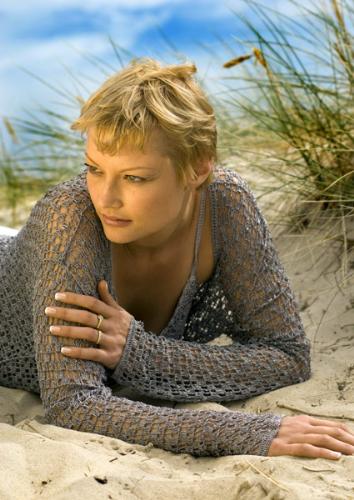 A photo of Olya on the Beach - This pic was taken by our very good photographer friend John Morely