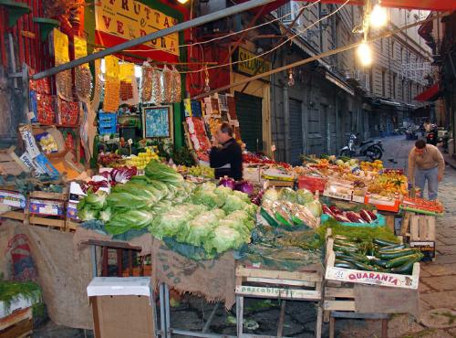 Capo Market - one of the popular market in palermo