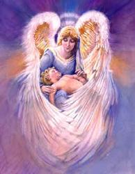 Angels - Guardian Angel with a Child