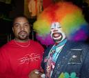 Ice Cube with a Clown - He looks scared...