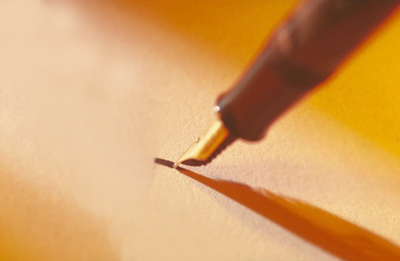 writing - pen and an empty slate