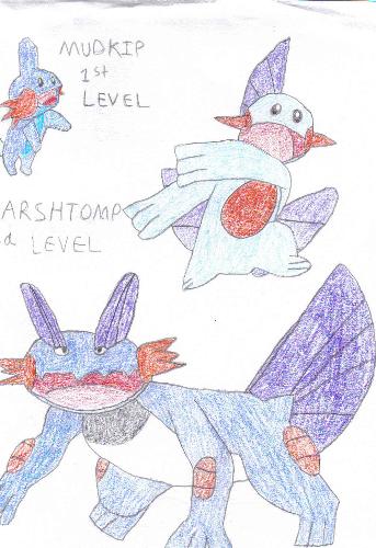 Pokemon Drawing - My eleven year old is big on the Pokemon stuff and likes to draw the characters.  This is actually the cover for my ebook too.