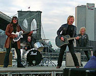 Bon Jovi - Bon Jovi show under Brooklyn Bridge