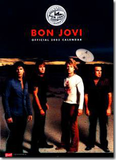 Bon Jovi - Bon Jovi official Calendar