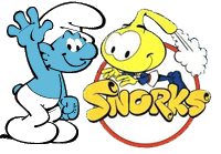 Smurfs vs Snorks - 80's cartoons from belgium