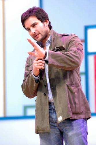 Saif Ali Khan - At the Asian Life style show.