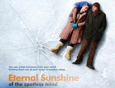 Eternal Sunshine of the Spotless Mind - One of the original posters I think.  Picture is on the cover of the current DVD.  I like the slogan.
