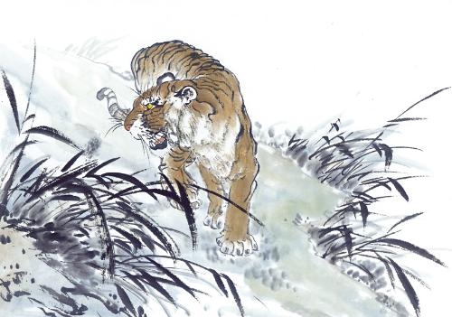 Tiger - good painting