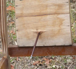 back view (facing away from me) - view of the other side of the chair