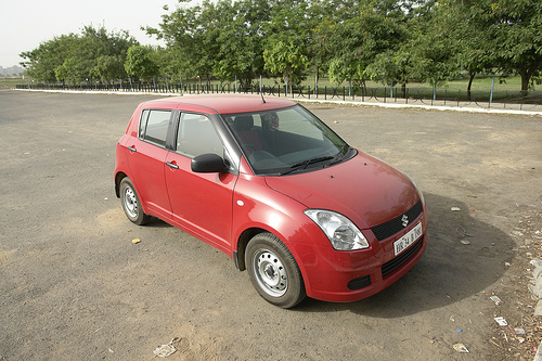 Red Maruti Suzuki Swift - Red Maruti Suzuki Swift