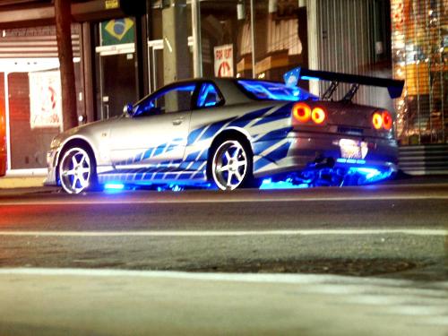 cars - this is a nissan skylyne.