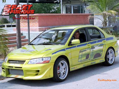 cars - this is a mitshubishi evolution