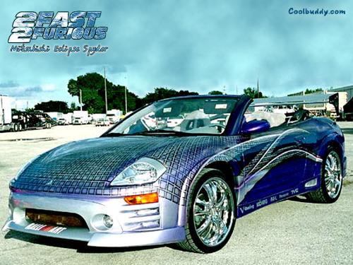 cars - this is a mitshubishi eclipse spider