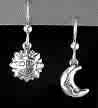 sun and moon charms - the ever changing heavens. each affecting the world on which we live our lives.