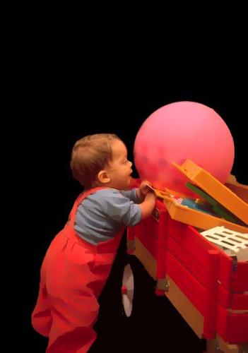 Child - Child having balloon