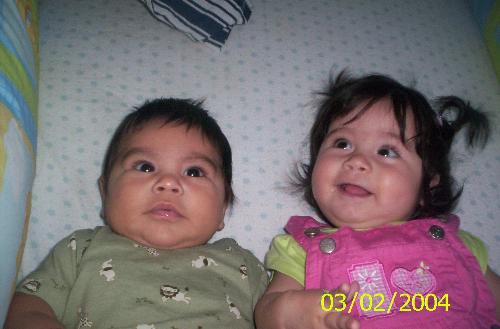 my son and anabella -  eya eya eya