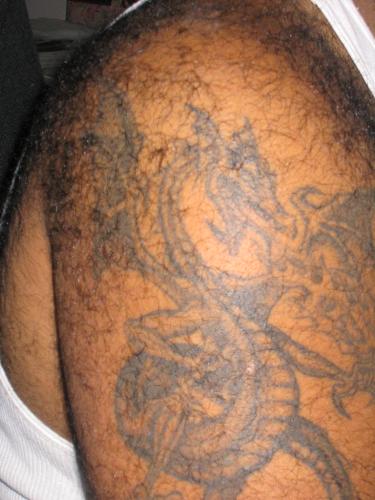 Dragon Tattoo - here is just a more up close photo of my dragon tattoo !