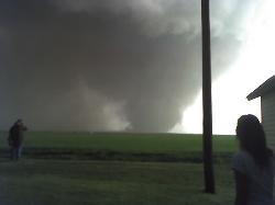 April tornado as its approaching out town - April tornado as its approaching out town