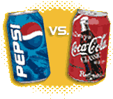 Coke vs. Pepsi - Pepsi and Coke