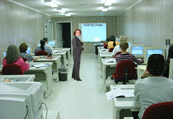 me on job - on the job training Picture. sitting at bact(left) with red shirt