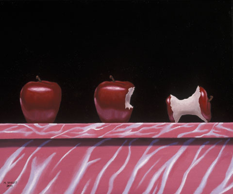 The Metamorphosis of an Apple - One of my paintings. You can see more at http://mikesgallery.tripod.com
