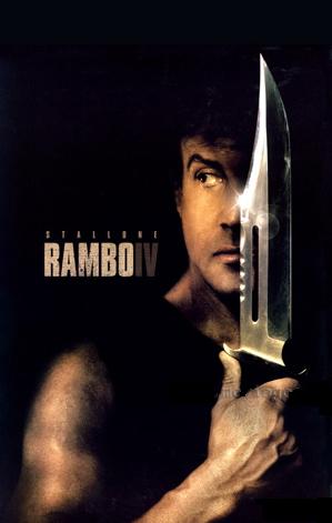 RAMBO IV - 
Promotional Poster.