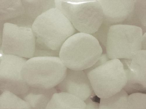 Marshmallows waiting to be cooked - These marshmallows are awaiting their arrival atop some yummy yams!