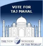 new7wonders - vote for tajmahal