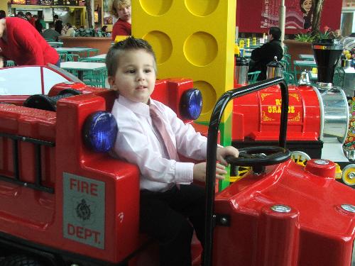 Casper - My grandson having fun