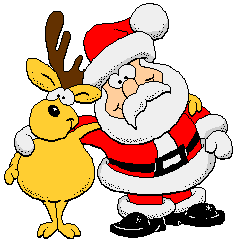 Santa claus... - ...and his friend