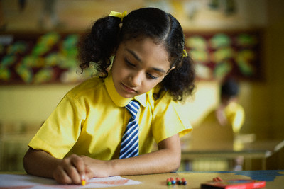 my school uniform colour is white and brown. your' - my school uniform colour is white and brown. your's ?