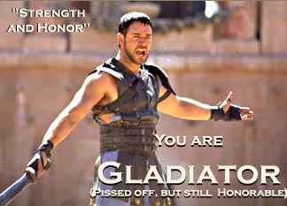 GLADIATOR - My best pick for a Great Movie.