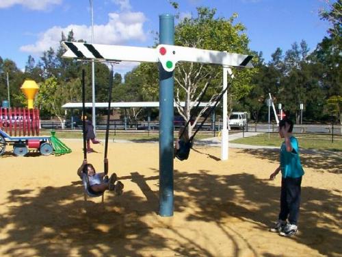 some of my kids playing in the park - these are some of my kids