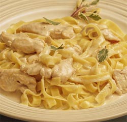 chicken alfredo - its quite easy to cook and tasty to eat.have fun and relish it to its core.