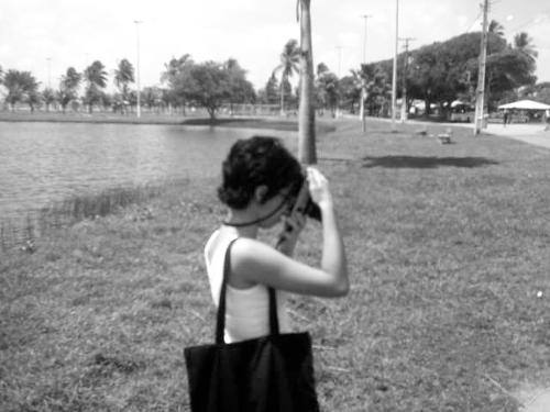 Say Cheese!  - photograph lesson in a park of the city