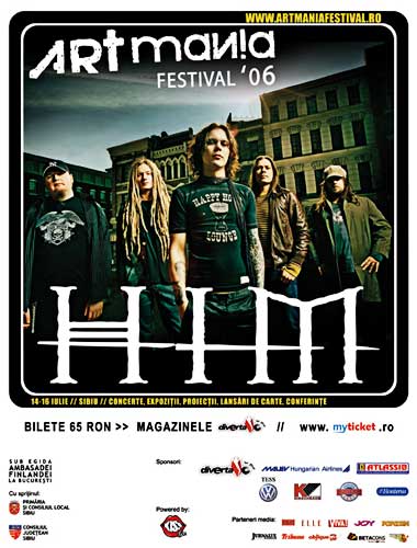 him in sibiu - this is the official poster with the festival they attended in sibiu, romania.