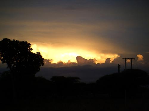 after sunset on my farm - a photo i took after the sunset