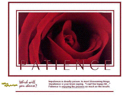patience - self