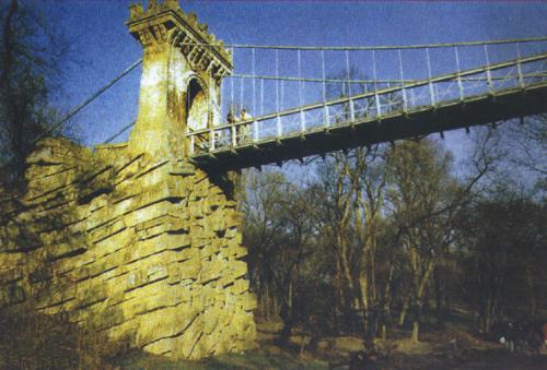 Suspended Bridge on the 'Romanescu' Park - podul suspendat