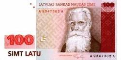 100 LS 100 Lati Latvian banknote - This is a picture of 100 Lats
Lats are Latvian money
Money is...
Ok you know what is money =D