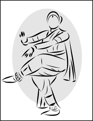 this is one sketch that i made in xara x - this is a dancing girl... tooo sweet isnt it? please do comment on it... i tuk abt 2 hours to make this