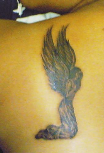 Praying Angel - well this is my first tatto i made last week.