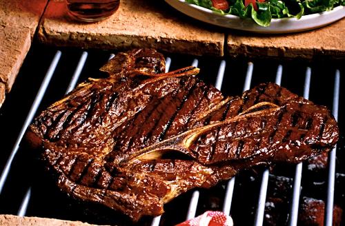 steak - in a grill